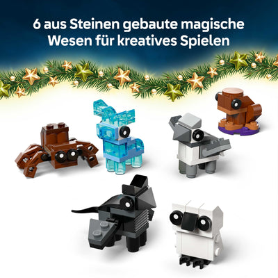 LEGO Harry Potter Adventskalender 2025 - Weihnachten Spielzeug mit 24 Überraschungen - 8 Minifiguren in festlichen Pullovern & 6 Figuren - Geschenk für Mädchen und Jungen ab 7 Jahren - 76456