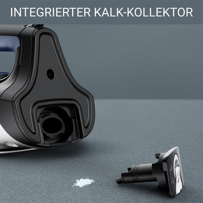 Rowenta Everlast Anticalc Dampfbügeleisen, 2700 W, 45 g/Min. kontinuierliche Dampfabgabe, 220 g/Min. Dampfstoß, Tropfstopp, Antikalk-System, 300 ml Wassertank, schwarz/blau, DW7320