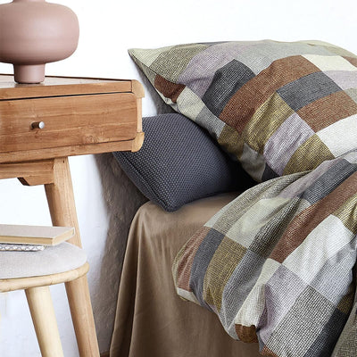 Irisette Edel-Feinbiber Bettwäsche Koala Kupfer 8534 1 Bettbezug 135 x 200 cm + 1 Kissenbezug 80 x 80 cm