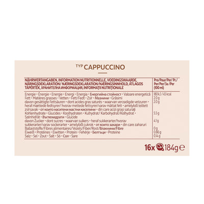 Senseo Pads Cappuccino, 16 Kaffeepads, 5 x 16 Getränke in der Vorratspackung