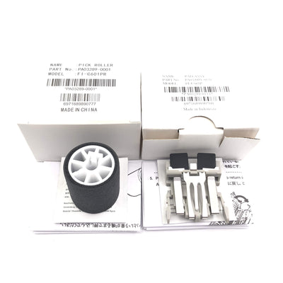 OKLI 1SET PA03289-0001 PA03289-0111 Pickup Roller Separation Pad Montage für Fujitsu fi-6010N fi-6000NS fi-5120C fi-5220C fi-4120C2 fi-4220C2 fi-4120C fi-4220C