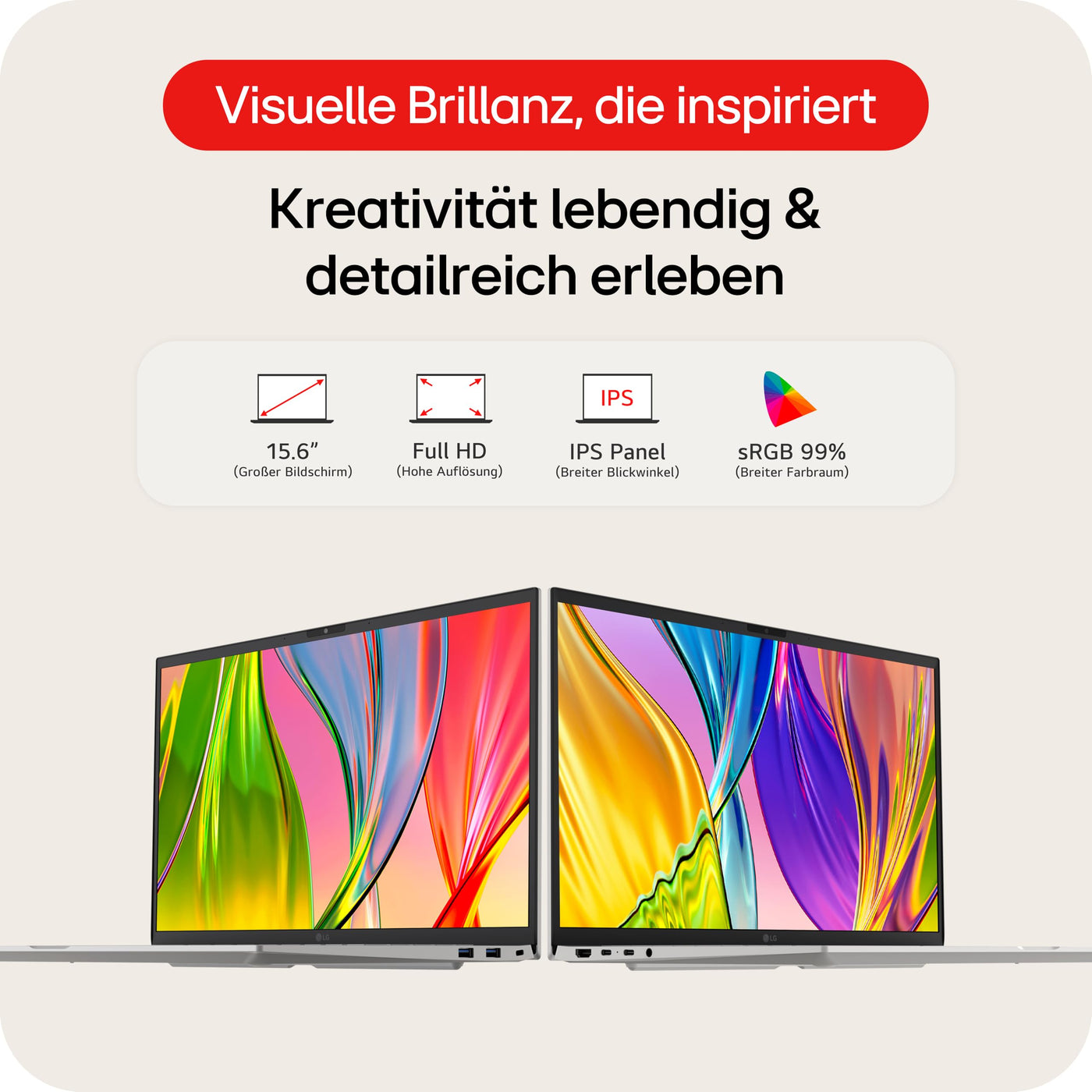 2025 LG gram Notebook 15 Zoll Laptop - AMD Ryzen AI 7 350 (16GB RAM, 512 GB Dual SSD, AMD Radeon 860M Graphics, Windows 11 Home, Bluetooth 5.3, Thunderbold 4) - Schwarz