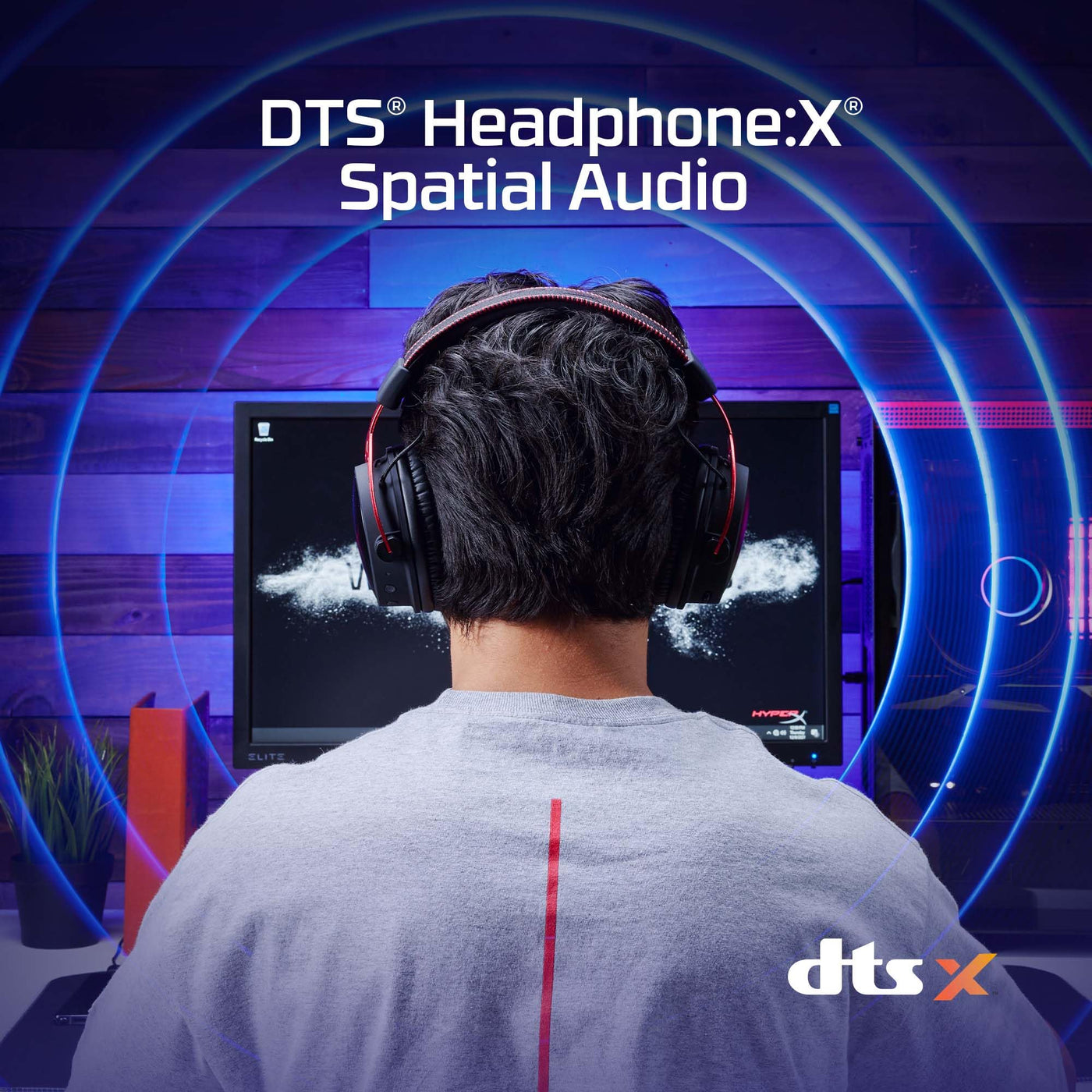 HyperX Cloud Alpha Wireless Gaming-Headset , 300h Akkulaufzeit, DTS Headphone mit 3D Audio, Dual Chamber Treiber, 2,4 GHz kabellos, Abnehmbares Mikrofon mit Geräuschunterdrückung, Schwarz-Rot