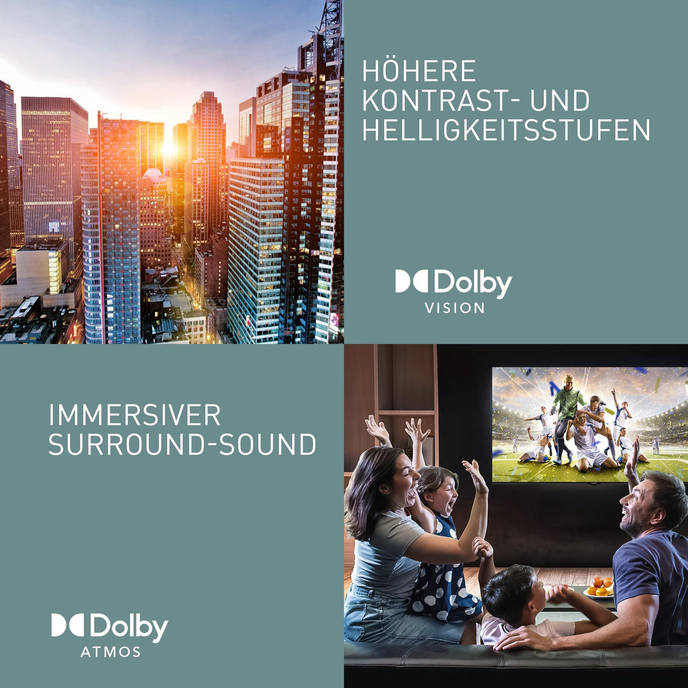 Panasonic TB-50W61AEZ, W61 Serie, 50 Zoll, 4K Ultra HD LED Smart TV, 2025, TiVo, Dolby Vision & Atmos, Game Mode Plus, Alexa & Google Sprachsteuerung, Schwarz