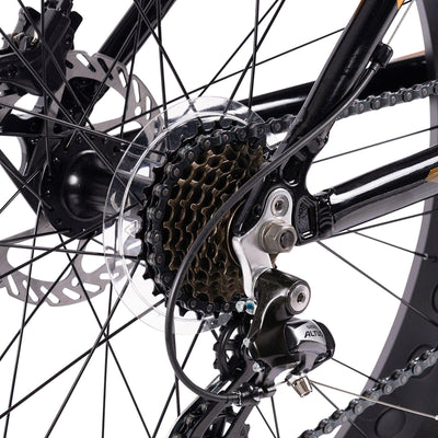 CARPAT SPORT Fatbike 26 Zoll Fat Tire 4.0 Hardtail MTB für Herren Damen und Jungen 7 Gang, Kettenschaltung, Alu-Rahmen Fahrrad, Fat Bike Mountainbike