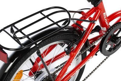 moma bikes Falträder First Class 20", Aluminium, Shimano 6 Gänge, Sattelkomfort