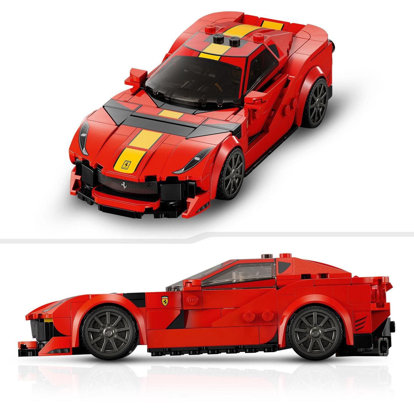 LEGO Speed Champions Ferrari 812 Competizione, Sportwagen und Spielzeug-Modell-Bausatz, Serie 2023, Auto-Sammlerfahrzeug-Set 76914