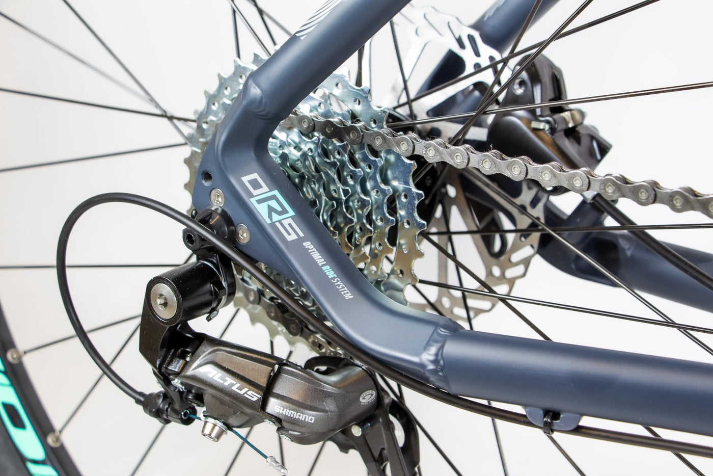 HEAD Women's Tacoma 2.0 Mountain Bike, Matt Grey/Mint, 44