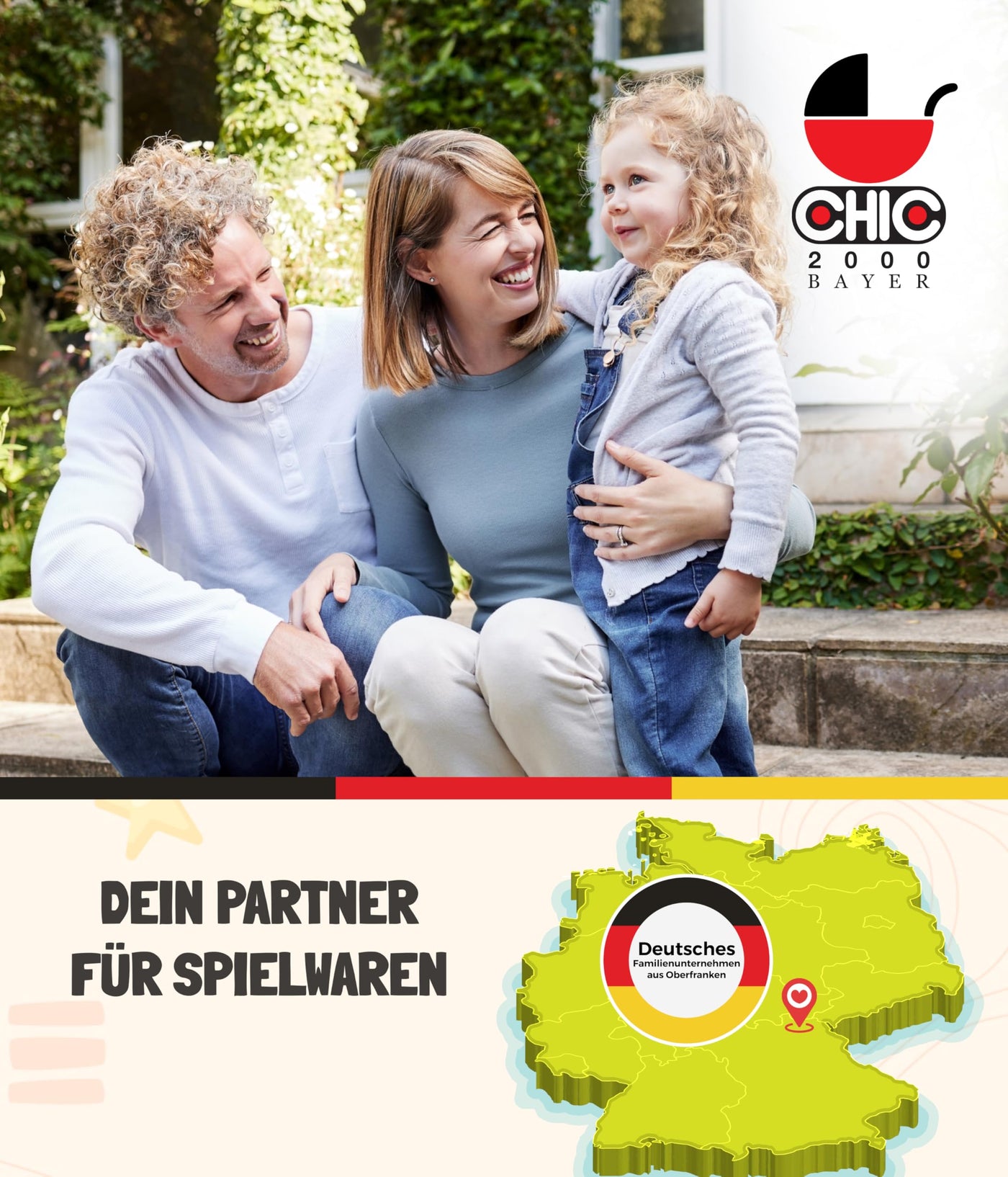 Bayer Chic 2000® Aufblasbares Hüpftier – Braunes Pferd –Mit weichem abnehmbarem Bezug & Luftpumpe – Perfekt für Mädchen & Jungen – Ab 18 Monaten, Braun