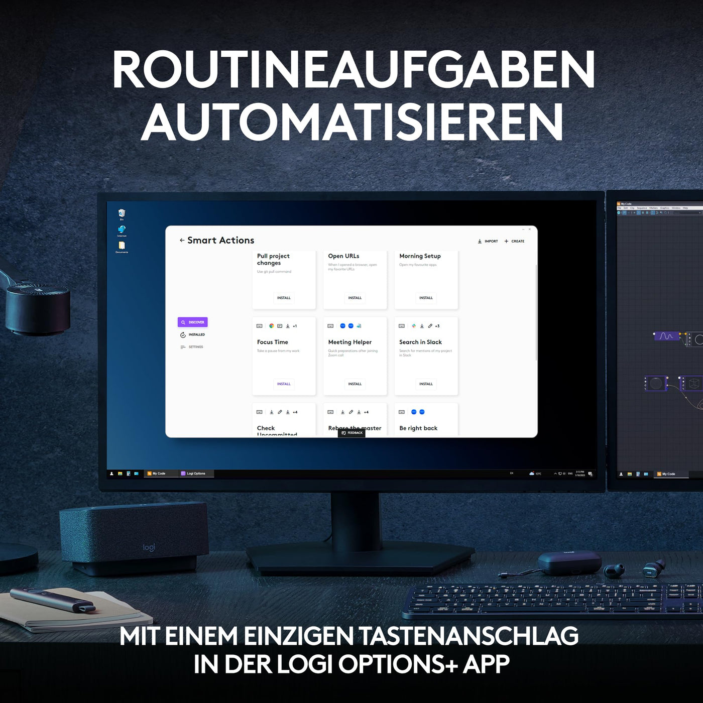 Logitech MX Keys S Combo: Leistungsstarke kabellose Tastatur und Maus mit Handablage,Customizable Illumination, Fast Scrolling,Bluetooth, für Windows/Linux/Chrome/Mac- Graphit, Deutsches QWERTZ-Layout