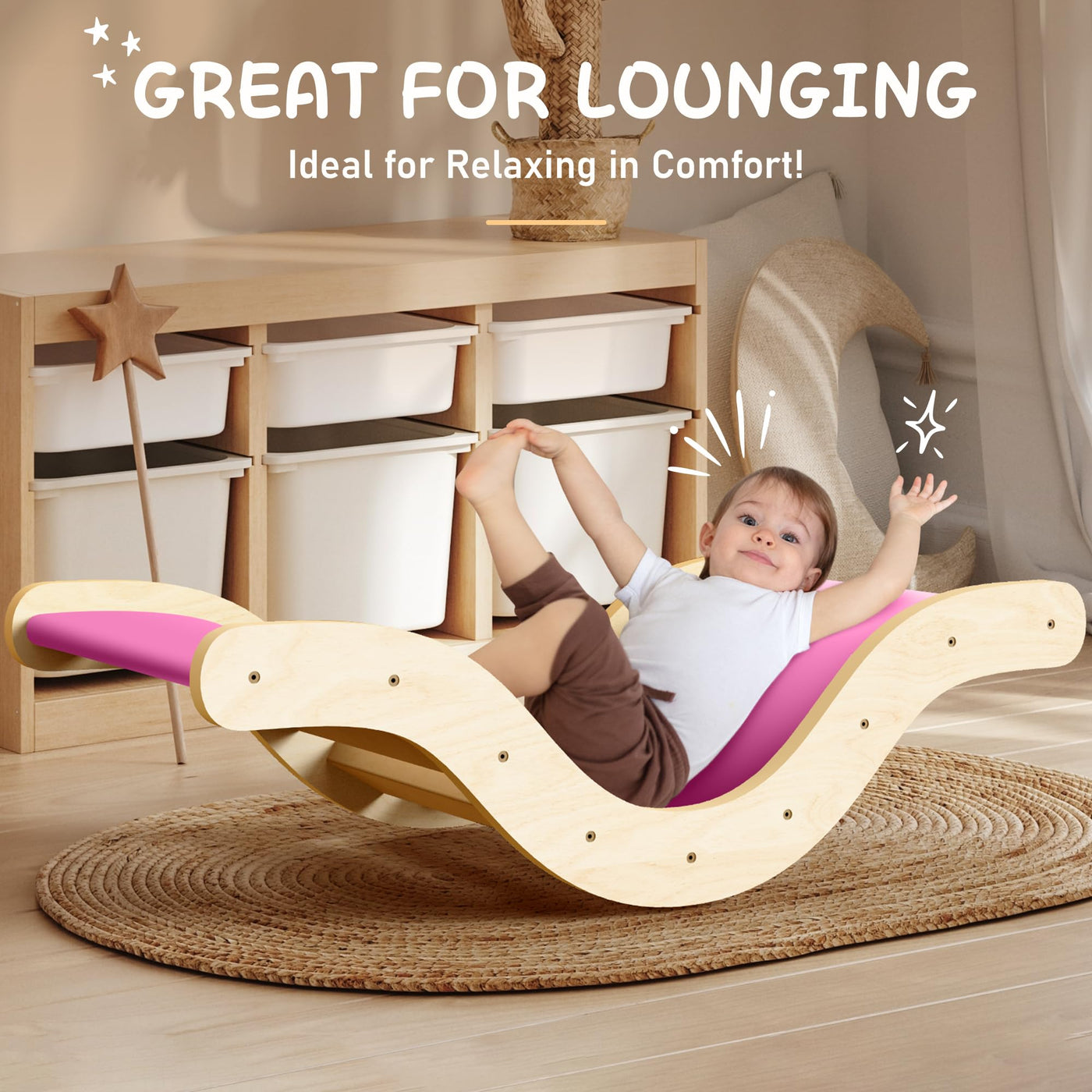 Montessori Indoor Spielset: 7-in-1 Klettergerüst mit Rutsche, Bogen & Matte für Kleinkinder und Kinder (1-3 Jahre)