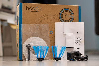 hoogo Saugroboter R2 | Staubsauger Roboter | Lange 120 min Akku-Laufzeit | 7cm flach | einfache Bedienung | für Hartböden und kurzflorige Teppiche