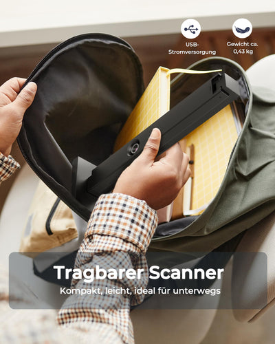 CZUR 8MP USB-Dokumentenkamera und Visualizer, A4 Dokumentenscanner tragbarer Scanner, für Lehr- und Klassenzimmer, Home-Office, kompatibel mit Windows, macOS (Lens800)