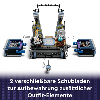 LEGO Wednesday: Wednesday Addams Baufigur, Set zum Sammeln für Kinder, Spielzeug zum Umbauen mit Elementen, Abenteuer-Spielset für ältere Mädchen und Jungen mit Spielzeugfigur 76780