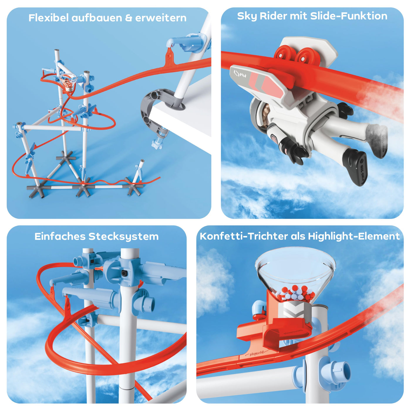 Sky Trails | Starter Kit | Konstruktionsspielzeug für actionreiche Abenteuer Kinder ab 7 Jahren | 71969