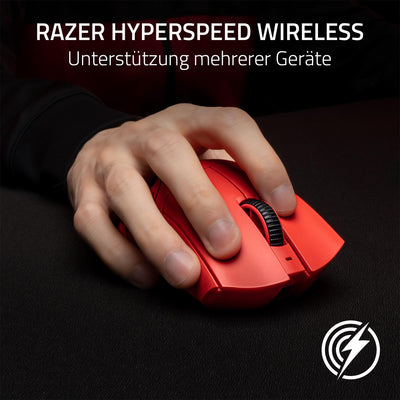 Razer DeathAdder V3 Pro - Leichte kabellose Ergonomische Esports-Maus (63g Leichtes Design, Focus Pro 30K Optischer Sensor, Mausschalter Gen-3, HyperSpeed Wireless) Faker-Edition
