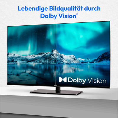 MEDION X14370 (MD 30706) 108 cm (43 Zoll) Fernseher (Smart TV, 4K Ultra HD, Dolby Vision HDR, Dolby Atmos, Netflix, Prime Video, MEMC, Micro Dimming, Bluetooth, PVR)