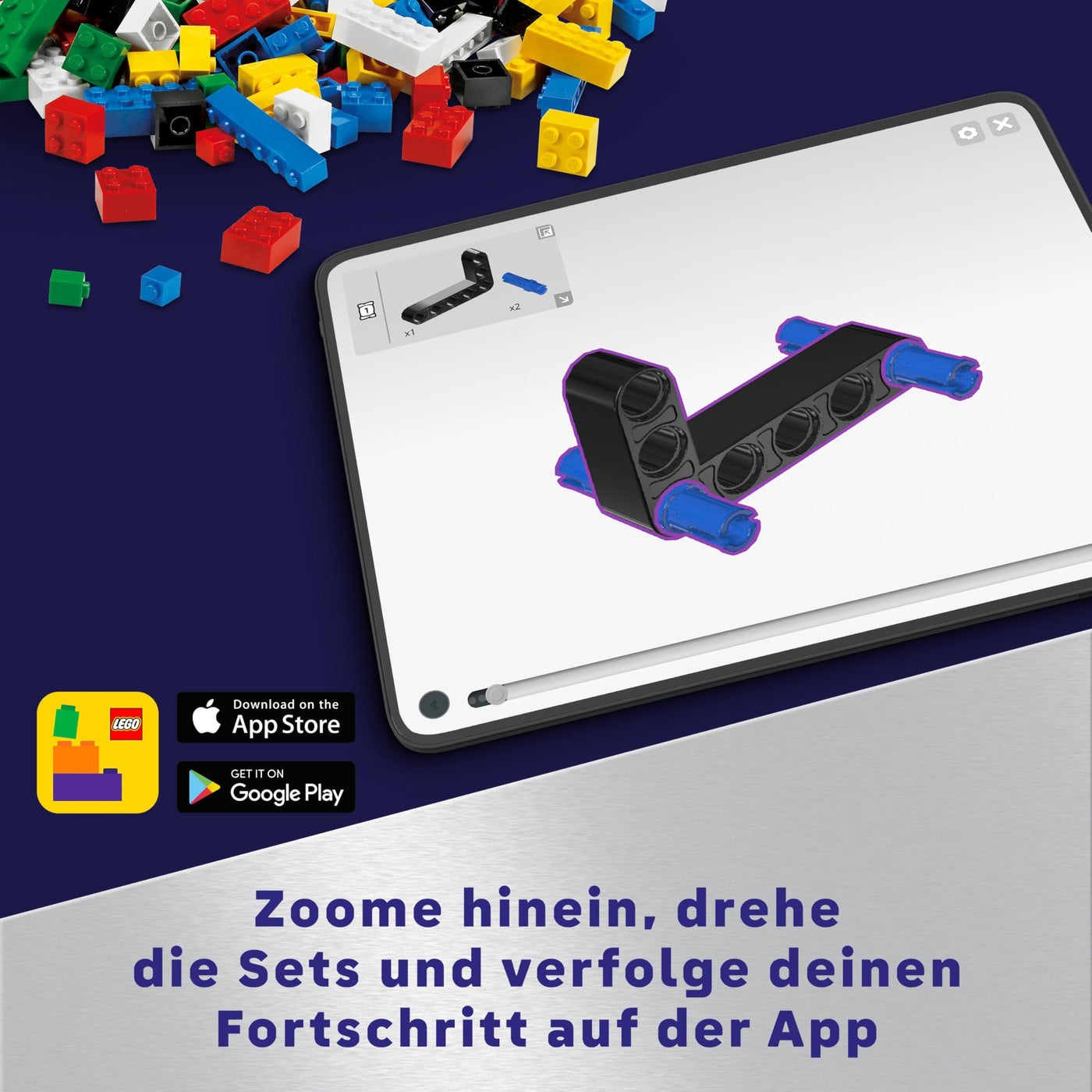 LEGO Technic VTOL-Schwerlastraumfrachter LT81, Space Bauset, Weltraum-Spielzeug, Raumschiff, Spielset mit Mini-Rover, Geschenk für Jungen & Mädchen ab 10 Jahren 42181