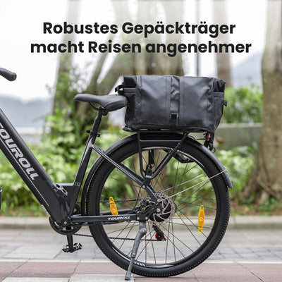Touroll 27,5 Zoll E Bike, Elektrofahrrad E-Bike Herren Damen mit 36V 15.6Ah 561.6Wh Akku, Bis zu 100KM, 250W Motor, E-Fahrrad mit 7-Gang-Getriebe, Pedelec Citybike EBike für Trekking J1 ST