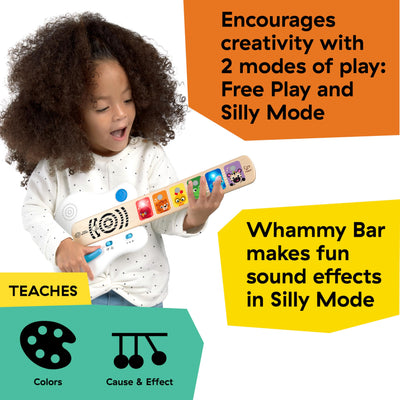 Baby Einstein, Hape, Strum Along Songs Magic Touch Holzspielzeug, Musikspielzeug Gitarre aus Holz, Elektronische Musikinstrumente, Aktivität und Sensorisches Spielzeug für Kinder, ab 6 Monaten
