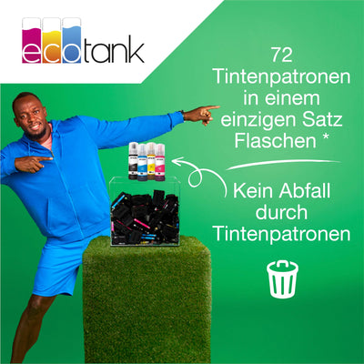 EcoTank ET-2870 A4-Multifunktions-Wi-Fi-Tintentankdrucker, mit einem im Lieferumfang enthaltenen Vorrat an Tinten bis zu 3 Jahren