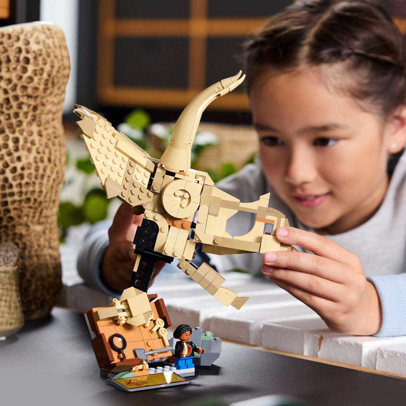 LEGO Jurassic World Dinosaurier-Fossilien: Triceratops-Schädel Modell, Dinosaurier Spielzeug für Jungen und Mädchen ab 9 Jahren, Geschenk für Kinder und Jurassic World Fans 76969