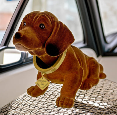 Rakso Oskar Schneider GmbH & Co. KG Original Rackso 100a Wackeldackel Wackelkopfhund Dackel Hund 29 cm Figur Made in Germany