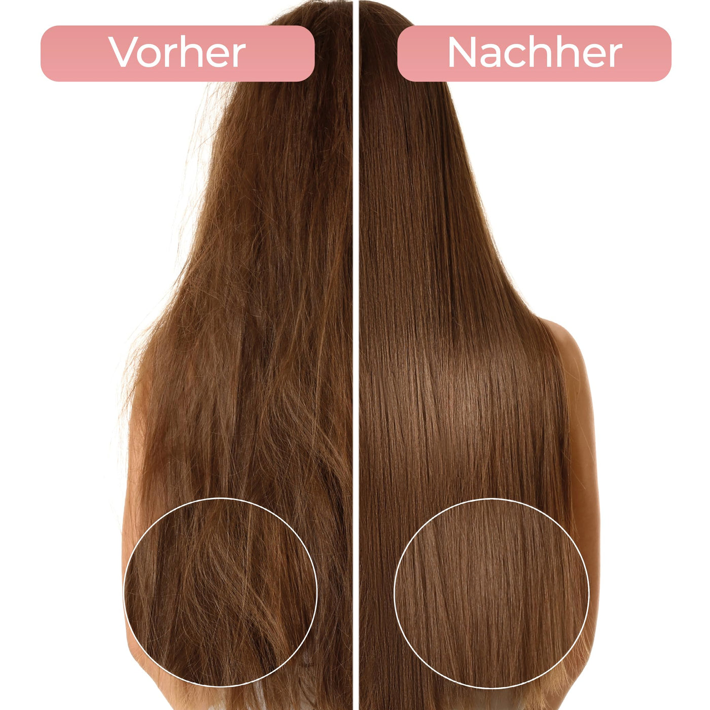KLAMER Glätteisen 2 in 1,Haarglätter mit Ionen Technologie: weniger Frizz & statische Aufladung, Premium Keramik Beschichtung, 20s Schnellaufheizung, LCD-Display, 160°C -260°C, rosé