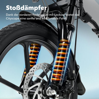 Finbike Elektrofahrräder Klappbar,14/16 Zoll Elektrofahrrad 7.8Ah Akku,250W Kompakt E-Bike mit 3H Schnellladung,3 Fahrmodi,3 Geschwindigkeitsmodi,Reichweite MAX 45km,Falt-Pedelec für Erwachsene/Teens