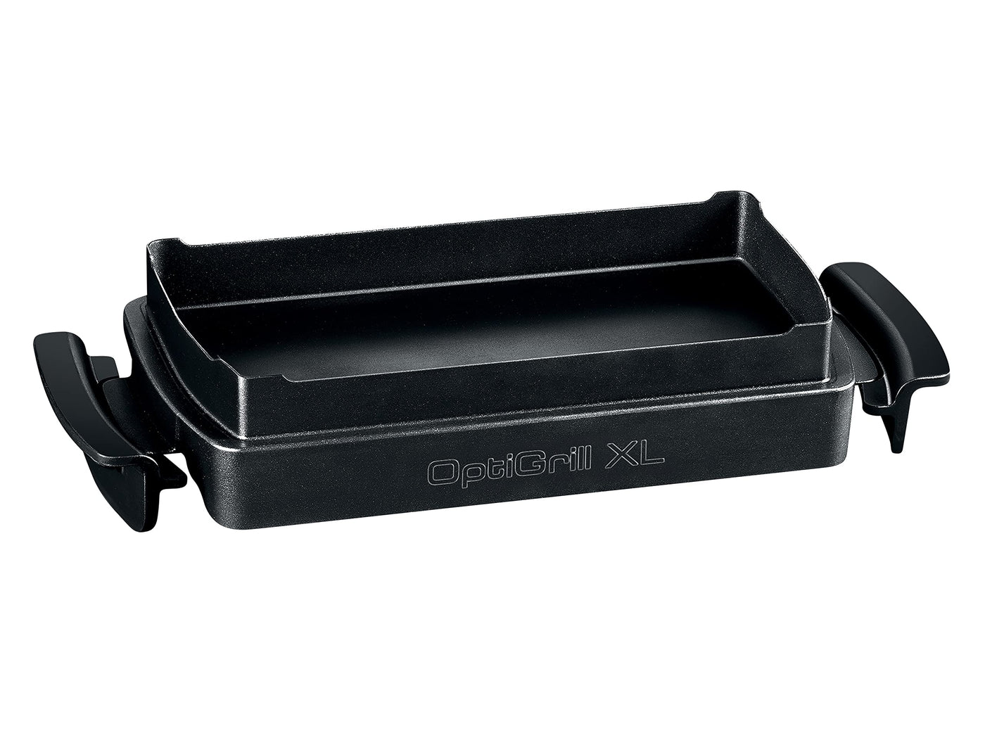 Tefal XA7278 OptiGrill+ XL Backschale, geeignet für alle OptiGrill+ XL Modelle, 2 Liter Fassungsvermögen, antihaftbeschichtete Aludruckguss-Form, Portionen 4 bis 6, Schwarz