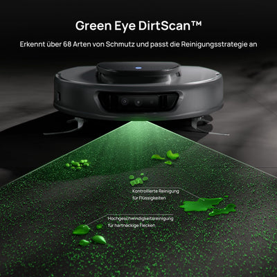 3i S10 Ultra Saugroboter mit Wischfunktion & Absaugstation, WaterRecycle-System, 13000 Pa Saugkraft, Selbstreinigender Ausziehbarer Rollerwisch, Auto Wischen & Trocknen, Selbstentleerung & Nachfüllung