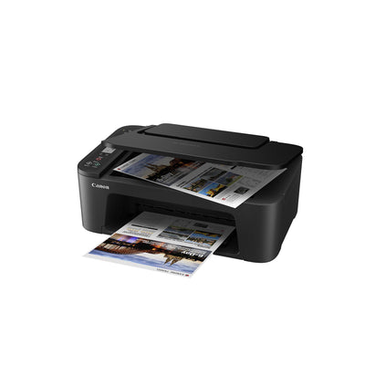 Canon Farbtintenstrahldrucker PIXMA TS3450 Multifunktionsgerät DIN A4 (Scanner, Kopierer, Drucker, 4800 x 1200 DPI, LCD, WLAN, USB, Apple AirPrint, PIXMA Cloud Link, Duplexdruck), schwarz, 1