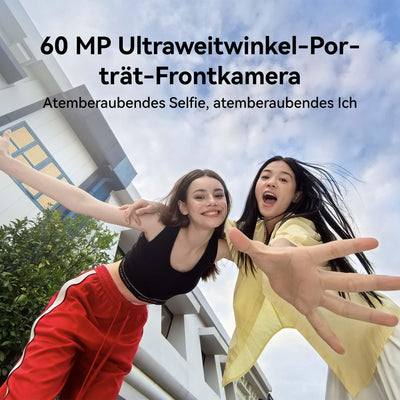 HUAWEI nova 13, Smartphone, 12+256 GB, 6,7" OLED Display mit flachen Kanten, eine 60 MP Ultraweitwinkel-Porträt-Frontkamera, 100W Supercharge, 5000 mAh starker Akku, Weiß
