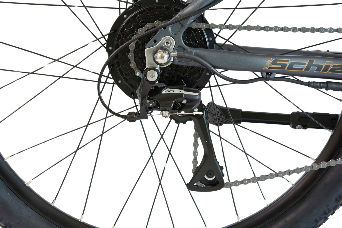 F.lli Schiano Braver, E Bike Mountainbike, 27.5 Zoll, 36V 11.6Ah Abnehmbarer Akku, Motor 250W 50Nm, MTB Ebike für Herren/Damen, Grau