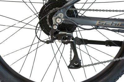 F.lli Schiano Braver, E Bike Mountainbike, 27.5 Zoll, 36V 11.6Ah Abnehmbarer Akku, Motor 250W 50Nm, MTB Ebike für Herren/Damen, Grau