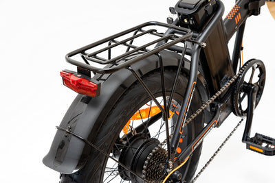 Italia Power - Off Grid Unisex Adulto, E-Bike Branch, Elektrofahrrad Fat, Erwachsene, Schwarz Bicicletta elettrica pieghevole, M