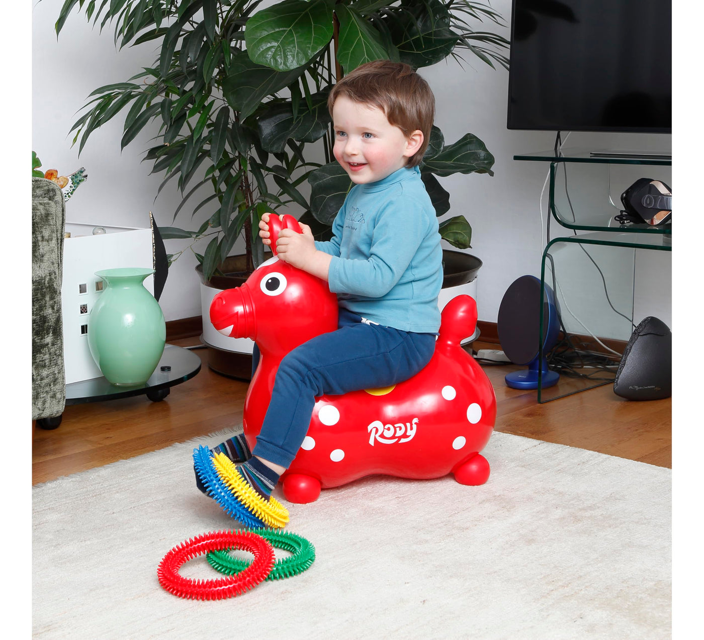 GYMNIC 7012 Jakobs 4019962 - Rody Hüpfpferd, gelb