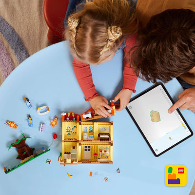 LEGO Bluey: Bluey's Family House Toy - Modular Playset with Multiple Rooms, a Garden, 4 Minifigures & Fun Accessories - Birthday Gift for 4+ Year Old Girls & Boys or TV Show Fans - 11203