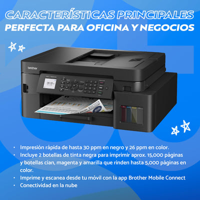 Brother Multifunktionaler Farbtintenstrahldrucker MFC-T930DW der InkBenefit Tank-Serie, Wireless-Konnektivität und Duplexdruck