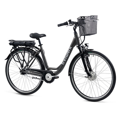 TRETWERK 28 Zoll E-Bike Cloud Pro - E-Citybike Damen Fahrrad mit 7 Gang Nabenschaltung - Elektrofahrrad mit Frontmotor 250W, 36V