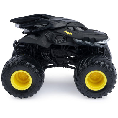 Monster Jam - Original Zweier-Pack mit dem Batmobil vs. Megalodon - authentischen Monster Trucks im Maßstab 1:64