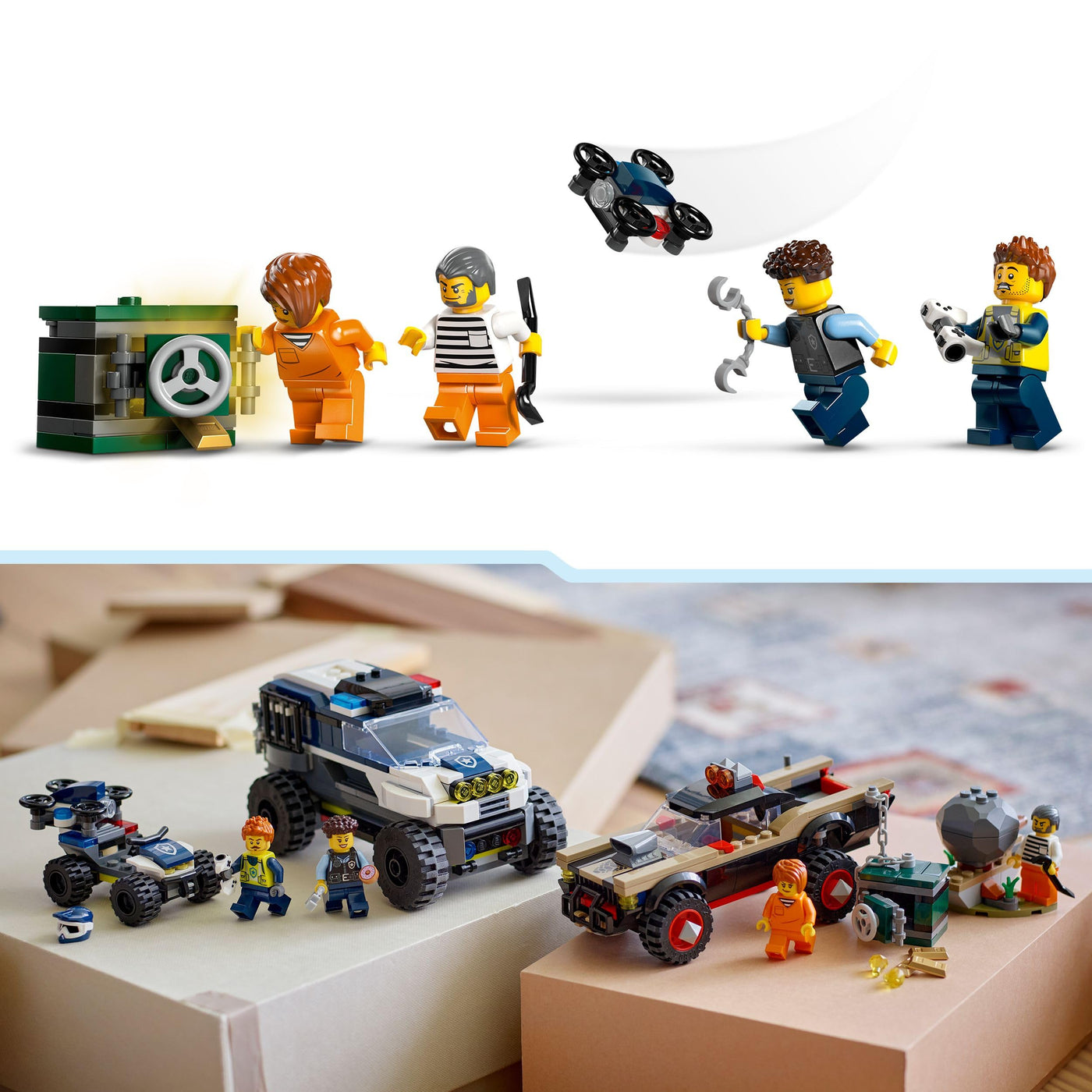 LEGO City Verfolgungsjagd im Polizeigeländewagen (60449)