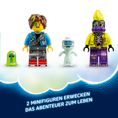 LEGO DREAMZzz Mateo mit dem Z-Blob Action-Rennwagen, 2-in-1 Fantasy-Spielset mit Fahrzeugen, Minifiguren und Traumwesen für Kinder ab 8 Jahren, Geschenk für Jungen und Mädchen 71491