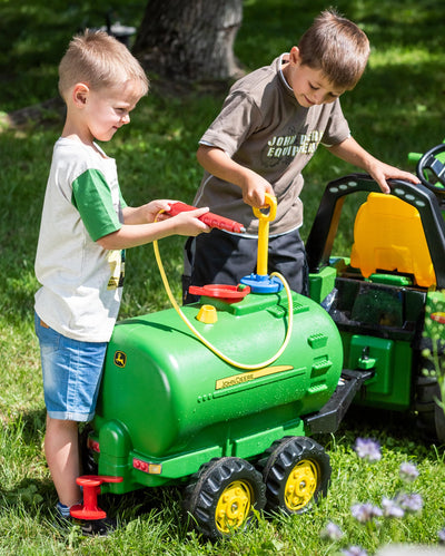 Rolly Toys rollyTanker John Deere Tankwagen (für Kinder 3-10 Jahre, mit Pumpe und Spritze, 30 Liter, Auslaufhahn) 122752, grün