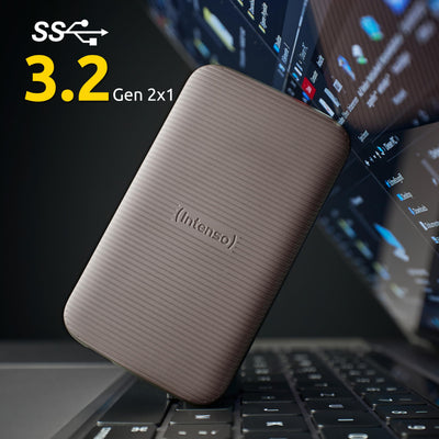 Intenso Externe SSD TX500, 1 TB Portable Solid State Drive, Super Speed USB 3.2 Gen 2x1 (10 Gbit/s), bis zu 1000 MB/s