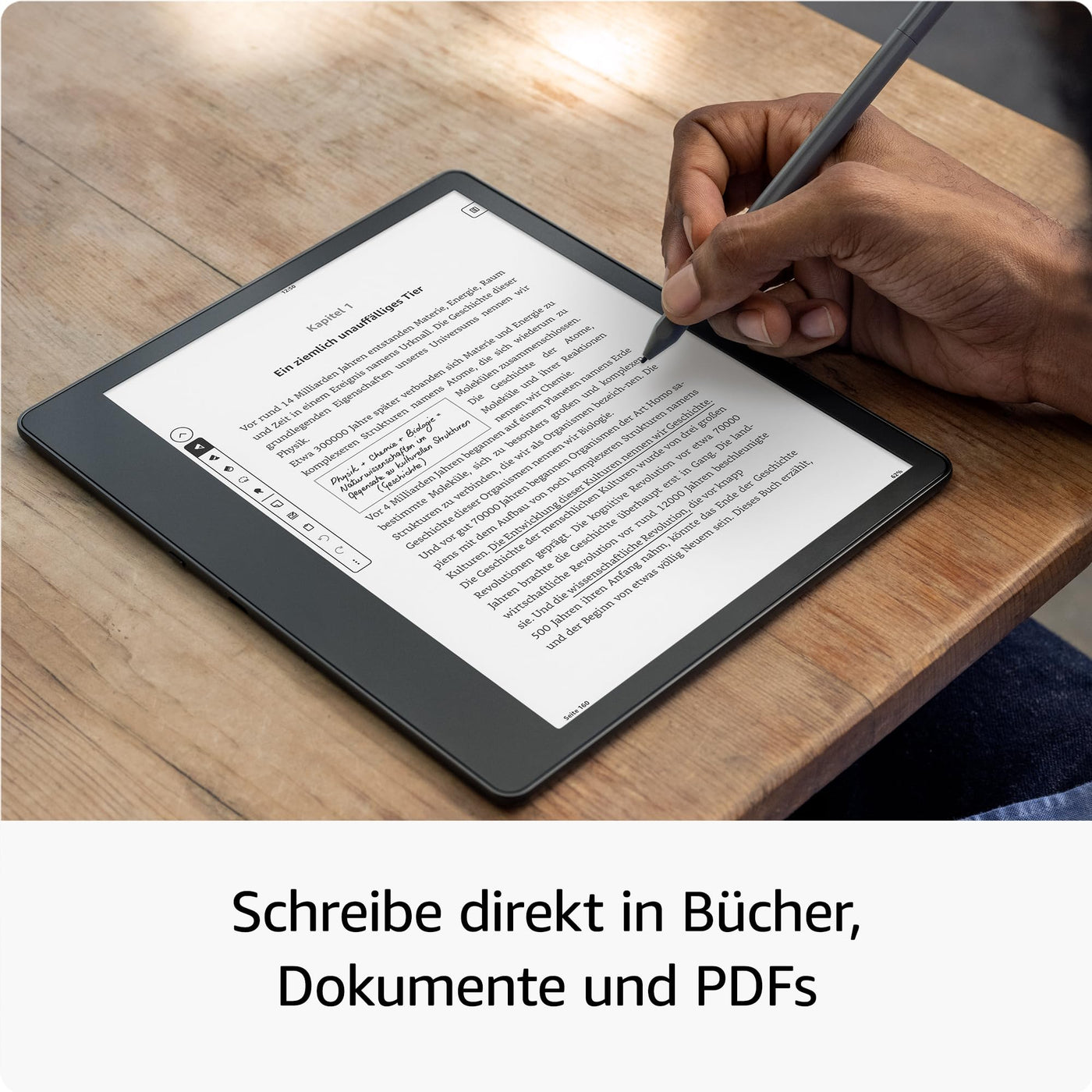 Kindle Scribe (2022) - 16 GB – der erste Kindle, der auch ein digitales Notizbuch ist – mit Paperwhite-Bildschirm (10,2 Zoll, 300 ppi) und Standard-Eingabestift