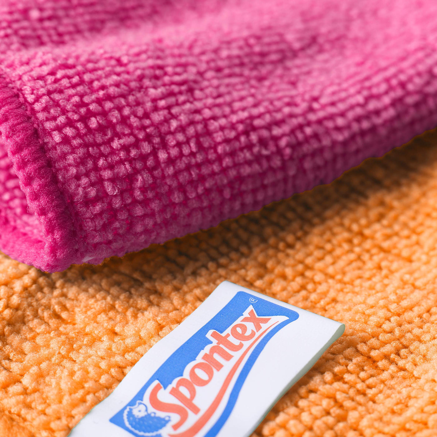 Spontex Microfibre Allzwecktücher 8+2 Gratis, 1 Packung - bunte Mikrofasertücher