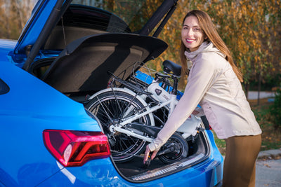 F.lli Schiano E-Sky, E Bike Klappbar 20 Zoll, 36V 7.8Ah Abnehmbarer Akku, Motor 250W 40Nm, Klapprad Ebike für Herren/Damen, Weiss