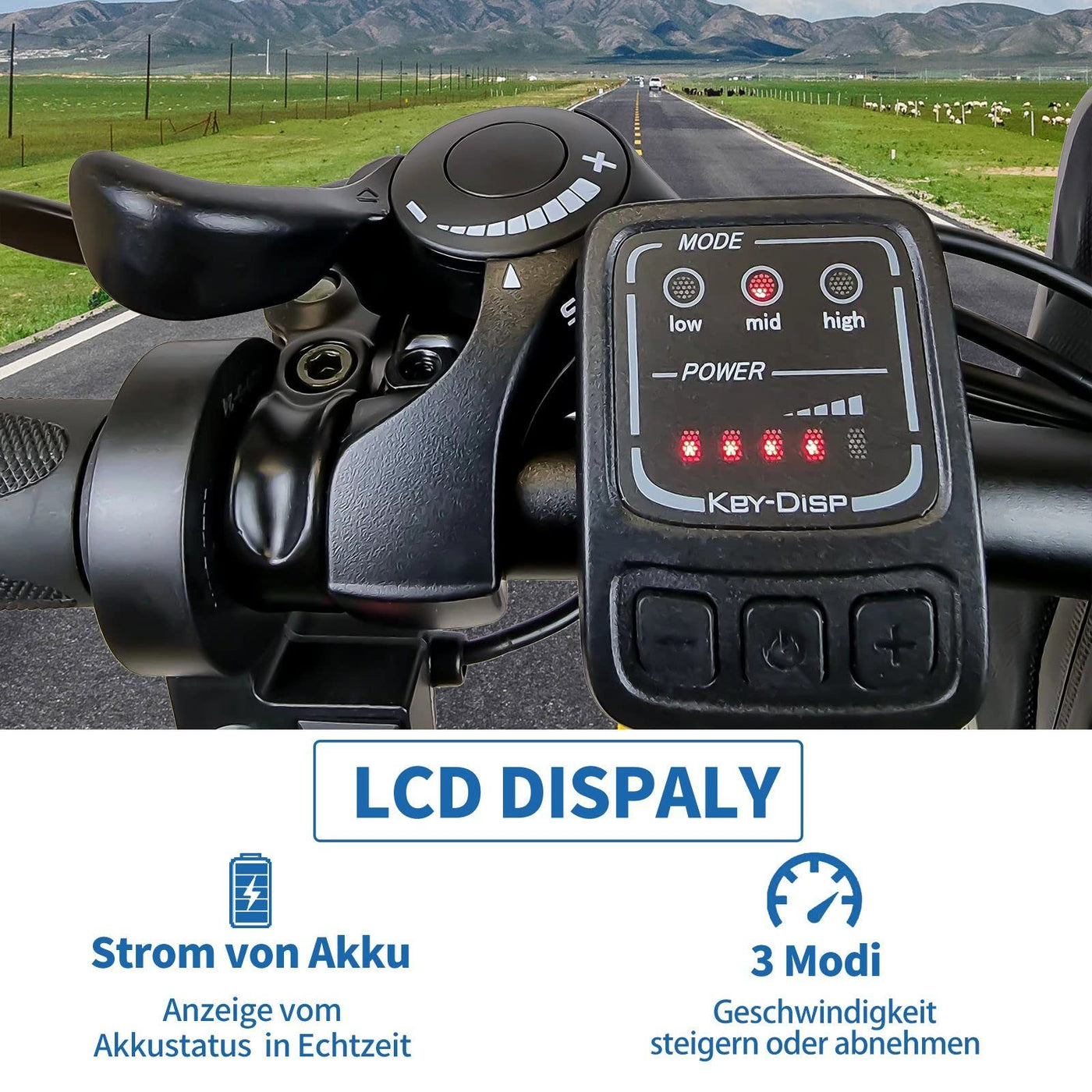 MYATU E-Bike 26 Zoll Elektrofahrrad faltbar E-Klapprad Pedelec mit 36V 10,4Ah Akku für eine Reichweite bis 60km, 250W Motor und Shimano 21-Gang E-Mountainbike, Schwarz