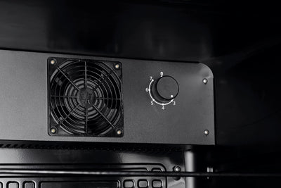 METRO Professional Getränkekühlschrank GSC4240, 237 L, 110 W, 6 verstellbaren Einlegeböden, schwarz